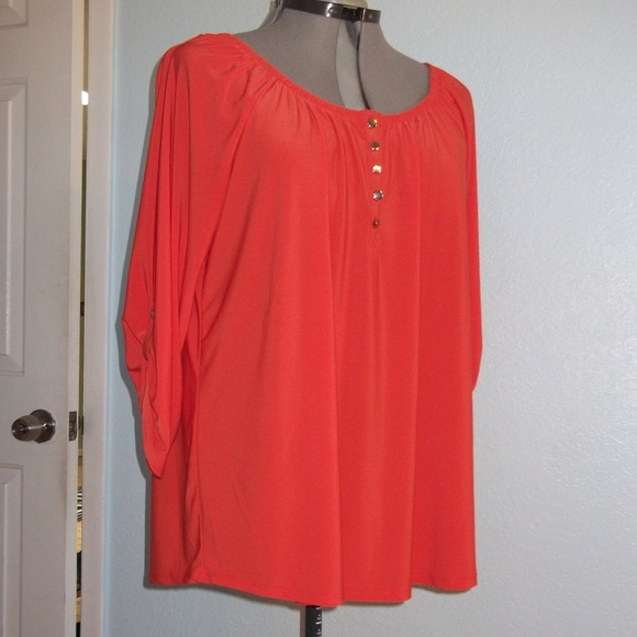 🔥SALE🔥 Notations Woman Plus Size 2X Blouse Shirt - Picture 4 of 8